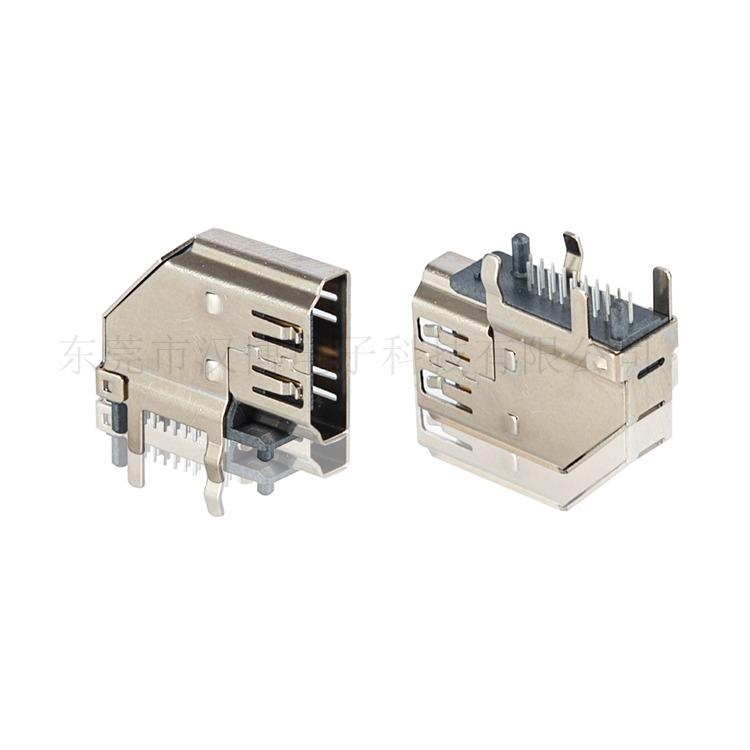  HDMI A型 側(cè)立式19p高清接口